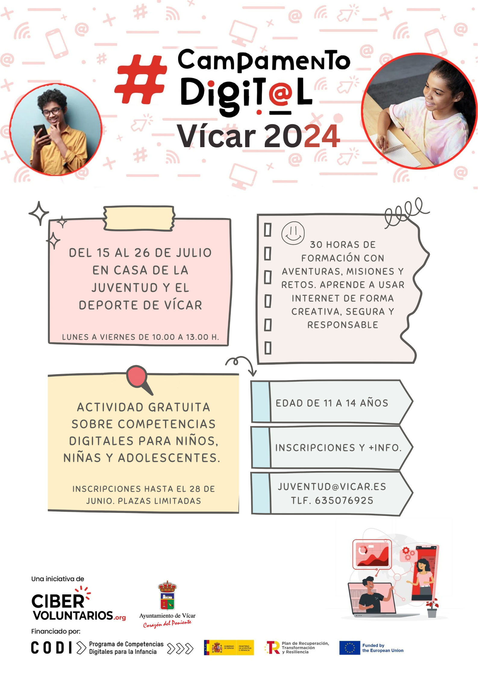 CAMPAMENTO DIGITAL VÍCAR 2024